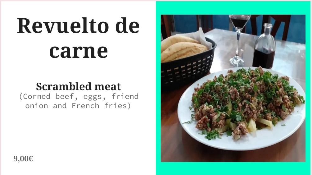 Revueltos de Carne.